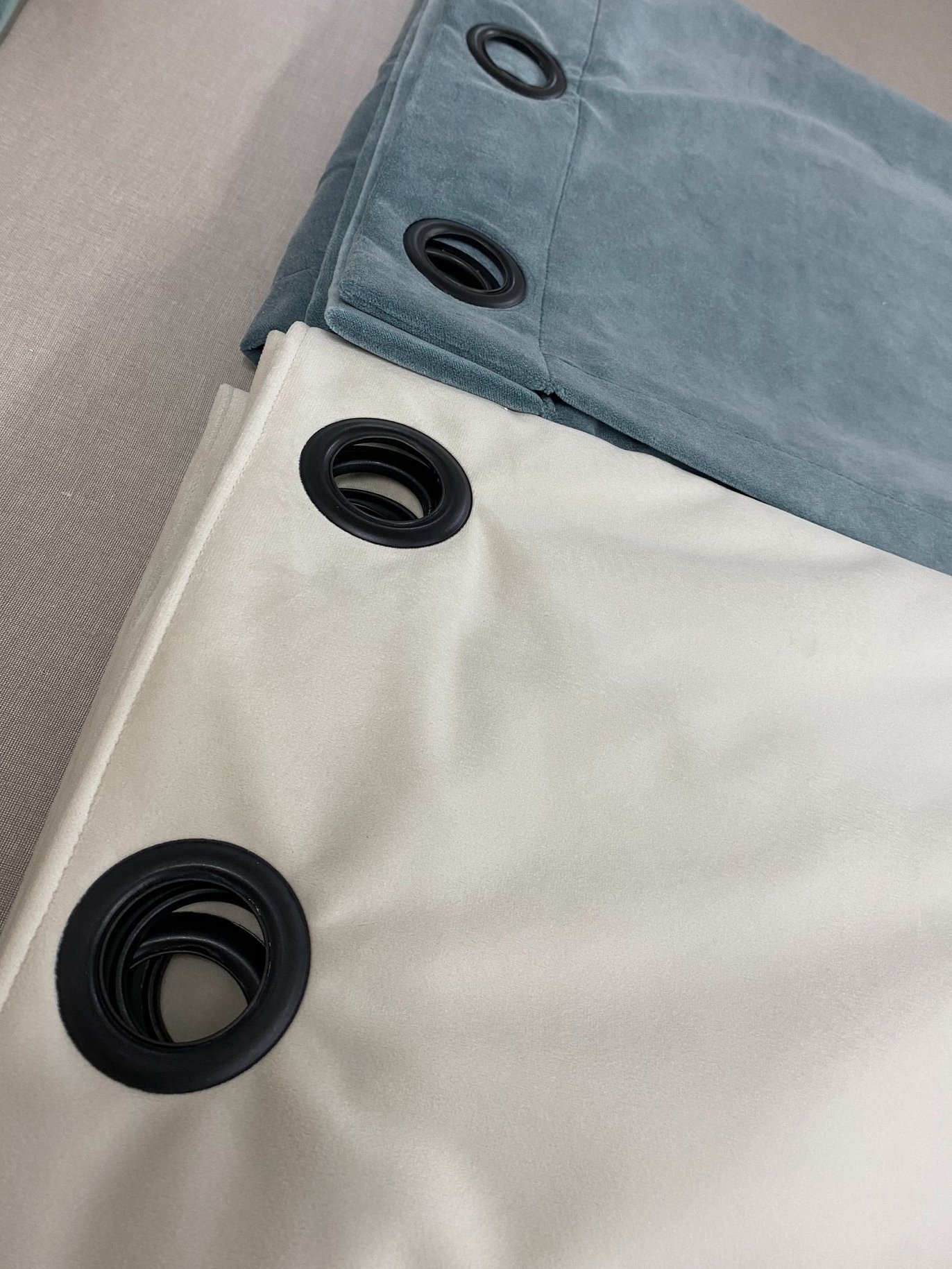 cortinas de ollados fabricados a medida en Madrid